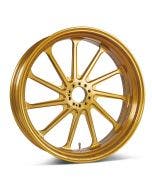 Performance Machine Forged Assault Gold Anodized Motorcycle Wheel Tire Packages