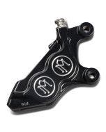Performance Machine Contrast 4 Piston Front Left Caliper Harley M8 FL FX 17-Up