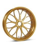 Performance Machine Forged Revolution Gold Anodized Motorcycle Wheel Tire Packages