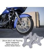 RC Components Z359-C Chrome Enforcer Brake Rotor Adapter 14-21 for Harley FLH