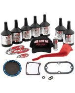 Complete Red Line Primary Oil Power Pack Kit w/ Gaskets Harley Evolution 83-99