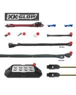 XK Chrome XK-ROCK-ADV 8pc Advanced LED Rock Light Kit Bluetooth For Jeep UTV