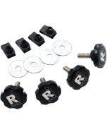 Reda Saddlebag Staineless Lock Kit Dzus Fastener Knobs Clips Replacement Kit Harley 93-18