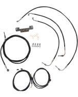 LA Choppers Plug Play Cable Wire Kit 18-20 Ape Hanger No ABS Harley Touring 17-Up