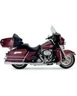 SuperTrapp 140-65226 Chrome Stout CVO 4" Slip On Mufflers Pair 17-19 Harley FL