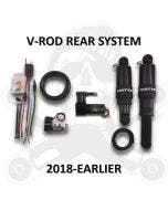 Dirty Air V-Rod Night Rod Rear Air Suspension System 01-18 Harley V-Rod