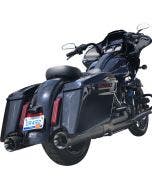 S&S 550-0831 Shadow Ghost Pipe For Sidewinder 2-1 Black 09-23 Harley FL Touring