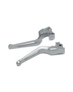 Kuryakyn 6668 Silver Dillinger Clutch & Brake Hand Levers 14-19 Harley Sportster