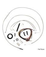 La Choppers Stainless Complete Cable Brake Line Kit 15-17 Bar Harley Softail 18-Up