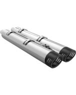 Freedom Performance Exhaust 4" Slip-On Chrome w/ Racing Tips Indian Touring