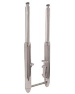 Mid USA 36750 Chrome Torpedo Style Hardbody 41mm 31" Fork Kit 84-99 Harley FXST