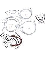 Magnum Sterling Chromite II Handlebar Cable Install Kit 15-17 Rise Harley 09-12