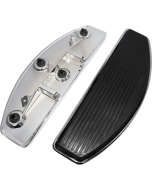 Drag Chrome Driver Floorboards Harley M8 Softail 18-Up