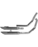 Cycle Shack PHD-230TO Chrome 2" Turn Out Exhaust Pipes Sportster XL '04+