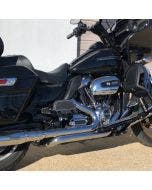 D&D 646Z-21XM8 Chrome XCat 2:2 Dual Header w/Shields 17-23 Harley M8 Touring 