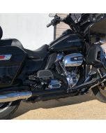 D&D 646Z-21XM8 Black XCat 2:2 Dual Header w/Shields 17-23 Harley M8 Touring 