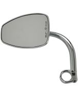 Biltwell 6504-578-531 Chrome Teardrop Utility Mirror Clamp-On 7/8" Bars Metric