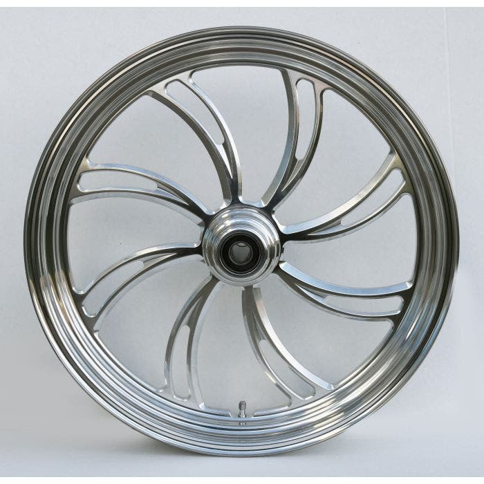 Motorcycle front wheel top