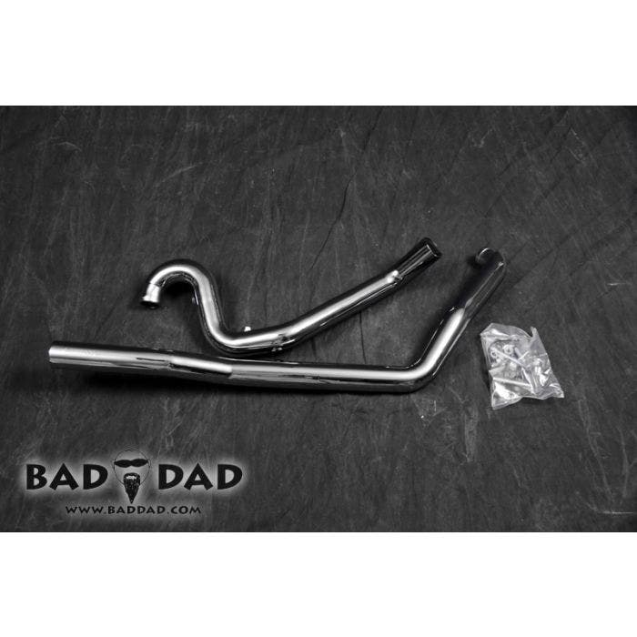 レビュー高評価アイテム特集｜ファッション通販 True Black Dad Bad Dual Harley Tuck-Under Header Exhaust メンテナンス