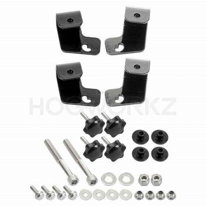 Harley softail conversion bracket kit with standard saddlebags on sale