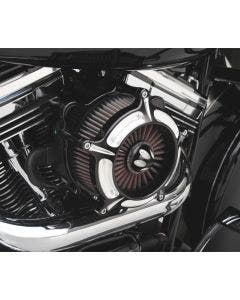 Roland Sands RSD Black Contrast Cut Turbine Air Cleaner Harley 08-17 TBW Twin Cam