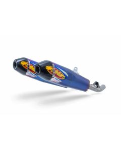 FMF Factory 4.1 RCT Slip-Ons Anodized Titanium Carbon Fiber '19 CRF450 041575