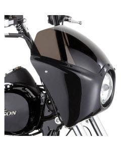 Arlen Ness Direct Bolt On Cafe Fairing Gloss Black ABS Plastic Harley FXD 