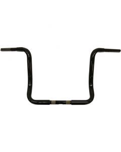 La Choppers Black 12" 1-1/4" Ape Hanger Bagger Handlebars for Harley FLH/X