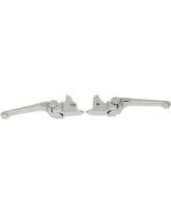 PSR 12-00658-20 Chrome Anthem Adjustable Brake Clutch Levers 11-12 Harley CVO