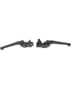 PSR 12-00662-22 Black Anthem Adjustable Brake Clutch Levers 17-Up Harley Trike