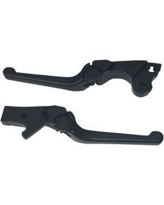 PSR 17-00651-22 Black Anthem Adjustable Clutch Brake Lever Set 18-Up Indian