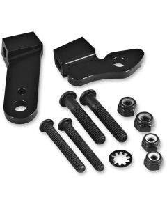 PowerMadd Cobra Black Star Series Handguard Mount Kit for Harley 96-16 Cable Clutch