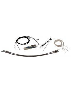 Fat Baggers 14"-16" EZ Install Stainless Extended Cables Install Harley FL 14-20