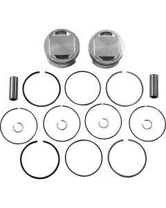 JE Pistons 317211 Dome 107" Big Bore Piston Set for 96"/103" H-D Twin Cam 07-17