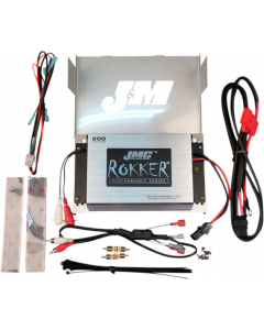 J&M JMC ROKKER 200 W 2-Channel Amplifier Kit Harley Batwing 98-13