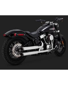 Vance & Hines 16875 Chrome Eliminator 300 Slip On Mufflers 18-19 Softail FLDE HLHC FLDE FLHCS FLHC breakout fat boy lowrider slim street bob 1801-1248 18011248 VH0292