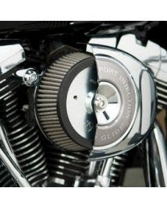 Arlen Ness Chrome Backing Plate Stainless Filter Stage 1 Big Sucker Air Cleaner for 2008-2014 Harley Touring Models