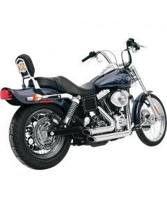 Vance & Hines Chrome Shortshots Staggered Exhaust '91-'05 Harley Dyna | 17213