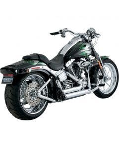 Vance & Hines Chrome Short Shots Staggered Exhaust for Harley Softail 86-11 | 17221