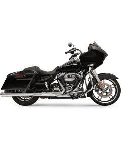 Bassani DNT Deep N Throaty Chrome w/ Chrome 4" Slip On Mufflers Megaphone 17-19