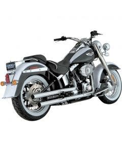 Vance & Hines Chrome Straightshots HS Slip Ons Harley Softail 07-15 FLSTN/SB FLS | 16833