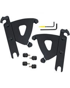 Memphis Shades MEB2053 Black Road Warrior Trigger Lock Mount Kit Softail 00-17