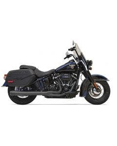 Bassani 1S91RB Black Road Rage 2 Into 1 Full Exhaust Harley 2018 Heritage Deluxe