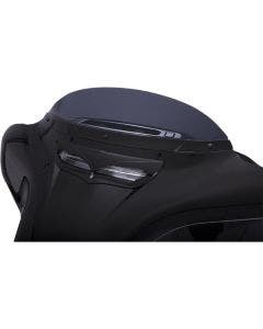 Ciro 10101 Black Clean Windshield Trim Bezel for Harley Batwing 14-20
