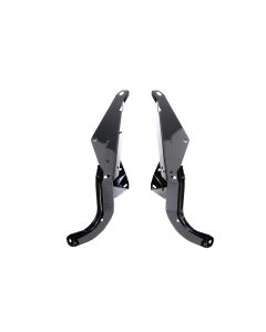 Black Heavy Duty Front Batwing Outer Fairing Support Brackets 93-13 Touring 