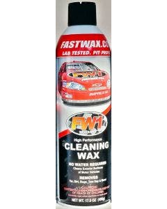 Waterless Wash Carnauba & Wax Fastwax FW1 Spray Can Removes Cleans Tar Dirt Bugs