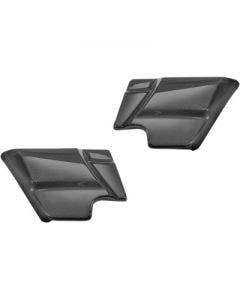 Slyfox SLY-003 Gloss Black Carbon Fiber Side Covers Harley FLH/T 14-Up