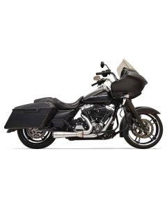 Bassani 1F42SS Stainless Short Bagger Road Rage 2-1 Exhaust 17-Up Harley Touring M8