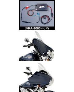 J&M JMAA-2000H-UNV Performance Series 2-CH 200w Amp Kit Univ 98-13 Harley FLH/T