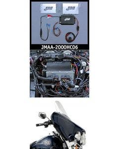 J&M JMAA-2000HC06 Performance Series 200w 2-CH Amp Kit 06-13 Harley Batwing